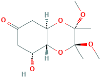 (2S,3S,4aR,8R,8aR)-Hexahydro-8-hydroxy-2,3-dimethoxy-2,3-dimethyl-1,4-benzodioxin-6(5H)-one