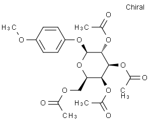 (2R,3S,4S,5R,6S)-2-(AcetoxyMethyl)-6-(4-Methoxyphenoxy)tetrahydro-2H-pyran-3,4,5-triyl triacetate