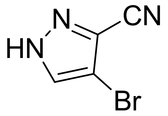 1H-Pyrazole-3-carbonitrile, 4-broMo-