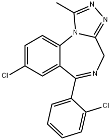 8-chloro-6-(2-chlorophenyl)-1-methyl-4H-[1,2,4]triazolo[4,3-a][1,4]benzodiazepine