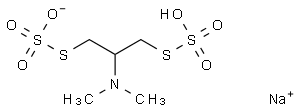 2-二甲氨基-1-硫代磺酸钠基-3-硫代磺酸基丙烷