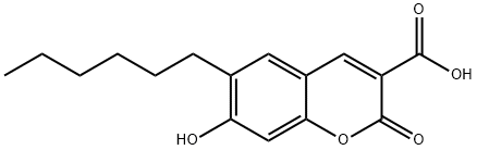 6-Hexyl-7-hydroxy-2-oxo-2H-chromene-3-carboxylic acid