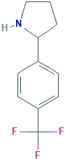 Pyrrolidine, 2-[4-(trifluoromethyl)phenyl]-