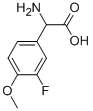 氨基-(3-氟-4-甲氧基-苯基)-乙酸