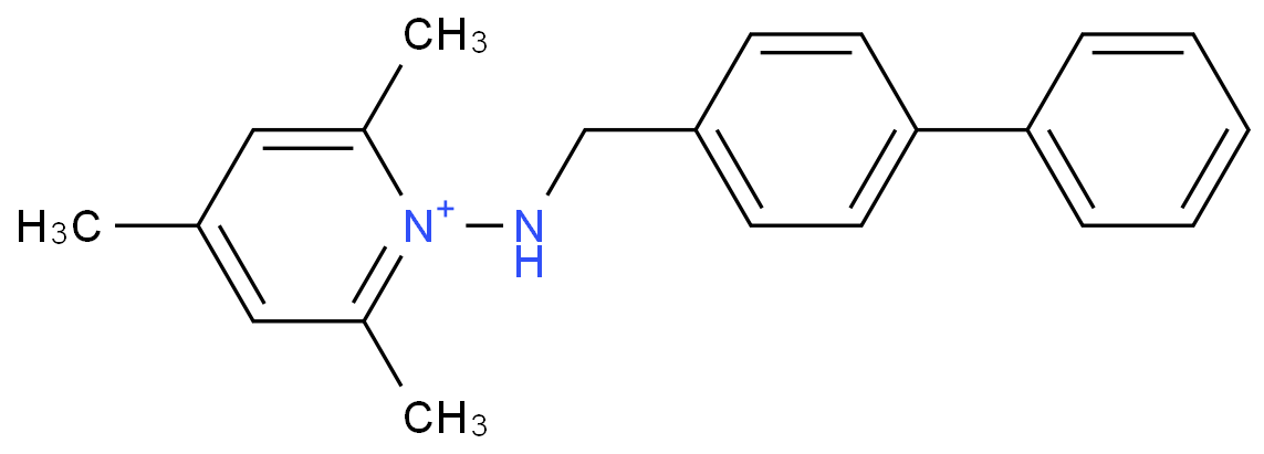 Pyridinium, 1-([1,1'-biphenyl]-4-ylmethylamino)-2,4,6-trimethyl-