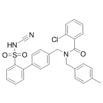 2-Chloro-N-[[2′-[(cyanoamino)sulfonyl][1,1′-biphenyl]-4-yl]methyl]-N-[(4-methylphenyl)methyl]-benzamide