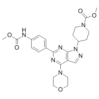 Methyl 4-(6-(4-(methoxycarbonylamino)phenyl)-4-morpholino-1H-pyrazolo[3,4-d]pyrimidin-1-yl)pip
