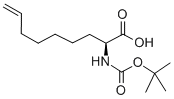 8-Nonenoic acid, 2-[[(1,1-dimethylethoxy)carbonyl]amino]-, (2S)-