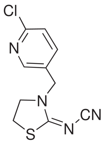 {(2E)-3-[(6-chloropyridin-3-yl)methyl]-1,3-thiazolidin-2-ylidene}cyanamide