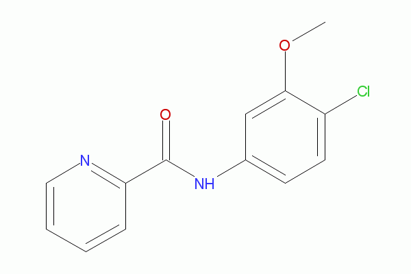 N-(4-CHLORO-3-METHOXYPHENYL)PICOLINAMIDE