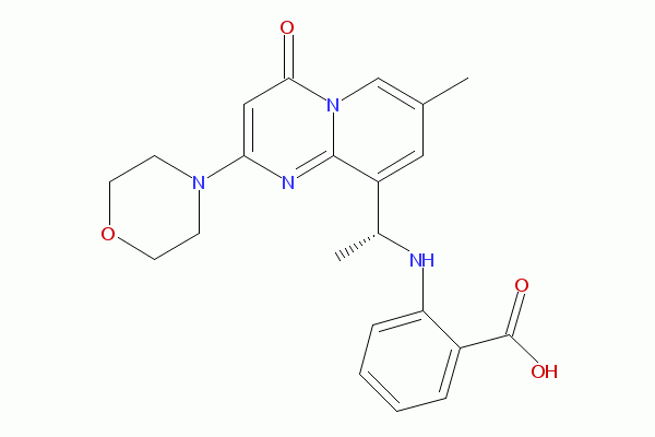2-[[(1R)-1-[7-甲基-2-(4-吗啉)-4-氧代-4H-吡啶并[1,2-A]嘧啶-9-基]乙基]氨基]苯甲酸