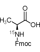 L-Alanine-15N,  N-Fmoc,  N-(9-Fluorenylmethoxycarbonyl)-L-alanine-15N