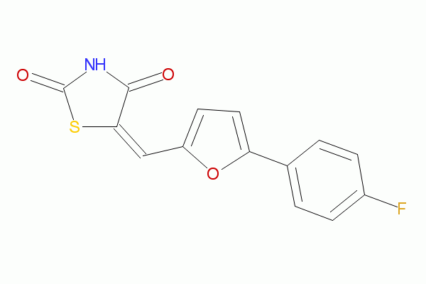 (E)-5-((5-(4-fluorophenyl)furan-2-yl)methylene)thiazolidine-2,4-dione