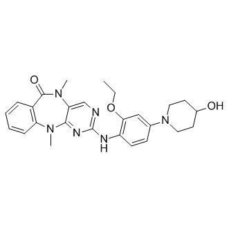 2-((2-ethoxy-4-(4-hydroxypiperidin-1-yl)phenyl)amino)-5,11-dimethyl-5H-benzo[e]pyrimido[5,4-b][1,4]diazepin-6(11H)-one