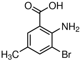 2-Bromo-6-carboxy-4-methylaniline, 4-Amino-3-bromo-5-carboxytoluene, 6-Amino-5-bromo-m-toluic acid, 3-Bromo-5-methylanthranilic acid