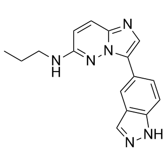 3-(1H-Indazol-5-yl)-N-propylimidazo[1,2-b]pyridazin-6-amine trifluoroacetate salt