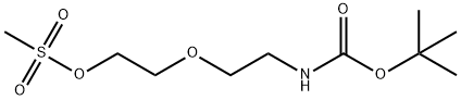2-(2-((叔丁氧基羰基)氨基)乙氧基)乙基 甲磺酸酯