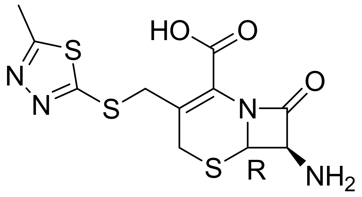 (7r)-7-amino-3-[(5-methyl-1,3,4-thiadiazol-2-yl)thiomethyl]-3-cephem-4-carboxylicacid