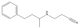 3-[(1-甲基-3-苯基丙基)氨基]丙腈