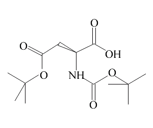 4-[(2-methylpropan-2-yl)oxy]-2-[[(2-methylpropan-2-yl)oxy-oxomethyl]amino]-4-oxobutanoic acid