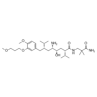 (2S,4S,5S,7S)-5-amino-N-(3-amino-2,2-dimethyl-3-oxopropyl)-4-hydroxy-7-[4-methoxy-3-(3-methoxypropoxy)benzyl]-8-methyl-2-(1-methylethyl)nonanamide (2E)-but-2-enedioate (salt)