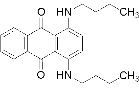 溶剂蓝 35,蒜藜芦碱,1,4-二(丁氨基)9,10-蒽二酮