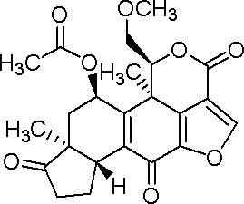 1-(methoxymethyl)-9a,11b-dimethyl-3,6,9-trioxo-1,6,6b,7,8,9,9a,10,11,11b-decahydro-3H-furo[4,3,2-de]indeno[4,5-h]isochromen-11-yl acetate
