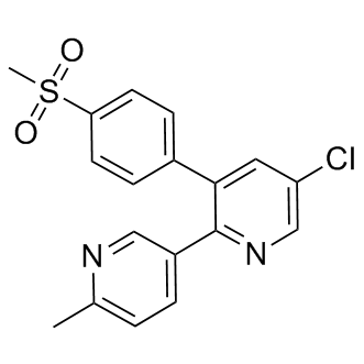5-氯-2-(6-甲基吡啶-3-基)-3-(4-甲基磺酰苯基)吡啶
