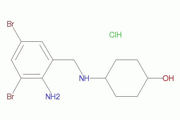 4-[(2-amino-3,5-dibromo-benzyl)amino]cyclohexanol hydrochloride