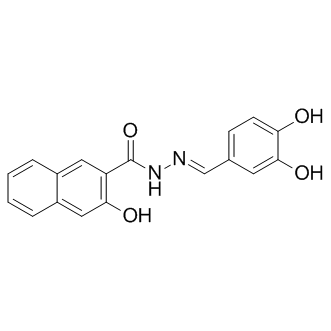 3-Hydroxy-naphthalene-2-carboxylic  acid  (3,4-dihydroxy-benzylidene)-hydrazide  monohydrate