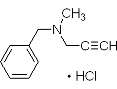 n-benzyl-n-methyl-2-propynylaminehydrochloride