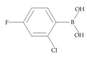1-Borono-2-chloro-4-fluorobenzene