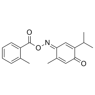 (Z)-2-Isopropyl-5-methyl-4-(((2-methylbenzoyl)oxy)imino)cyclohexa-2,5-dienone