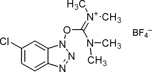O-(1H-6-Chlorobenzotriazol-1-yl)-1,1,3,3- tetramethyluronium tetrafluoroborate for synthesis