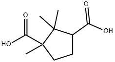 1,3-Cyclopentanedicarboxylic acid, 1,2,2-trimethyl-