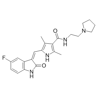 5-[(Z)-(5-Fluoro-1,2-dihydro-2-oxo-3H-indol-3-ylidene)Methyl]-2,4-diMethyl-N-[2-(1-pyrrolidinyl)ethyl]-1H-pyrrole-3-carboxaMide