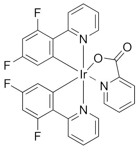 Bis(4,6-difluorophenylpyridinato-N,C2)picolinatoiridium