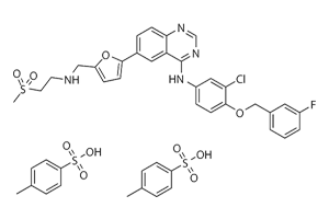 N-[3-chloro-4-[(3-fluorophenyl)methoxy]phenyl]-6-[5-[(2-methylsulfonylethylamino)methyl]furan-2-yl]quinazolin-4-amine