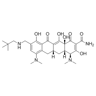 2-Naphthacenecarboxamide, 4,7-bis(dimethylamino)-9-[[(2,2-dimethylpropyl)amino]methyl]-1,4,4a,5,5a,6,11,12a-octahydro-3,10,12,12a-tetrahydroxy-1,11-dioxo-, (4S,4aS,5aR,12aS)-