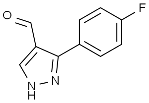 3-(4-fluorophenyl)-1H-pyrazole-4-carbaldehyde