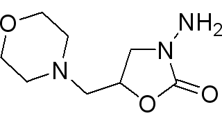 3-amino-5-(4-morpholinomethyl)oxazolidin-2-one