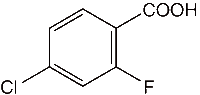 (转国产)4-氯-2-氟苯甲酸