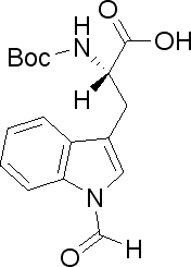 (S)-2-((叔丁氧基羰基)氨基)-3-(1-甲酰基-1H-吲哚-3-基)丙酸