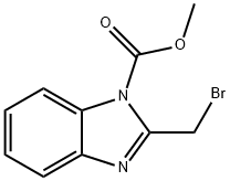 1H-Benzimidazole-1-carboxylic acid, 2-(bromomethyl)-, methyl ester