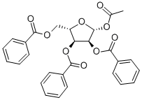 [5-acetyloxy-4-(benzoyloxy)-2-(benzoyloxymethyl)oxolan-3-yl] benzoate