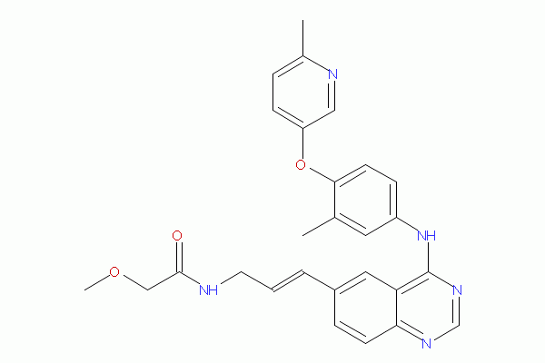 acetaMide, 2-Methoxy-N-[3-[4-[[3-Methyl-4-[(6-Methyl-3-pyridinyl)oxy]phenyl]aMino]-6-quinazolinyl]-2-propen-1-yl]-