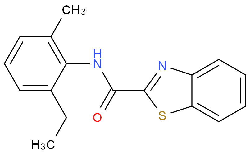 N-(2-Ethyl-6-methylphenyl)-1,3-benzothiazole-2-carboxamide