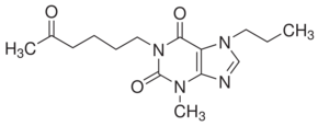 3-甲基-1-(5-氧代己基)-7-丙基嘌呤-2,6-二酮