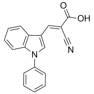 2-氰基-3-(1-苯基-1H-吲哚-3-基)-2-丙烯酸