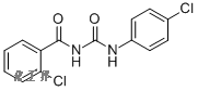 2-chloro-N-((4-chlorophenyl)carbamoyl)benzamide